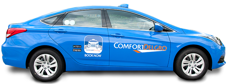ComfortDelGro Blue Brand New Cab