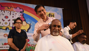 Largest Turnout Of ComfortDelGro Cabbies In Support Of Hair For Hope