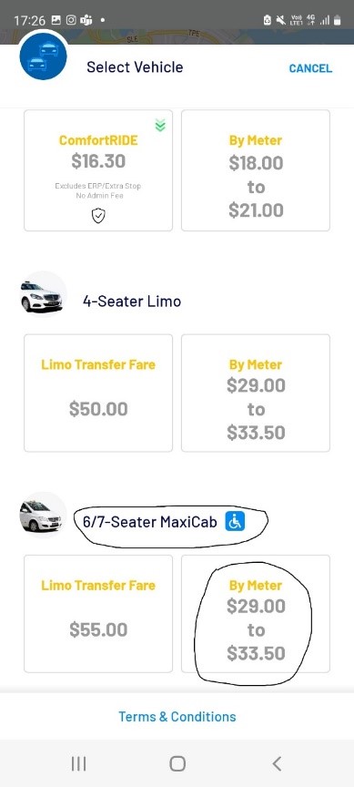 taxi singapore
