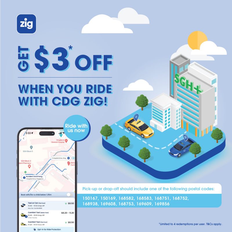 SGH Staff Promo Code ComfortDelGroTaxi